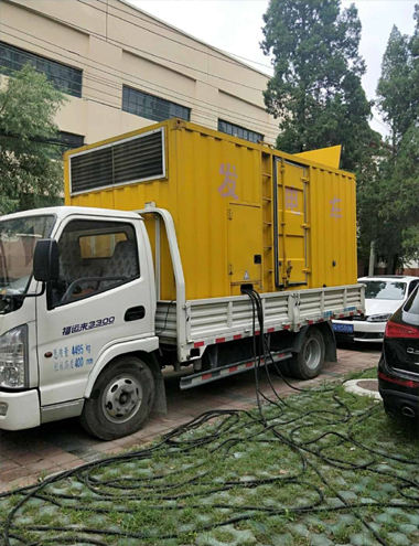 富阳发电车出租-柴油发电机组排烟系统设计要求及其考虑因素